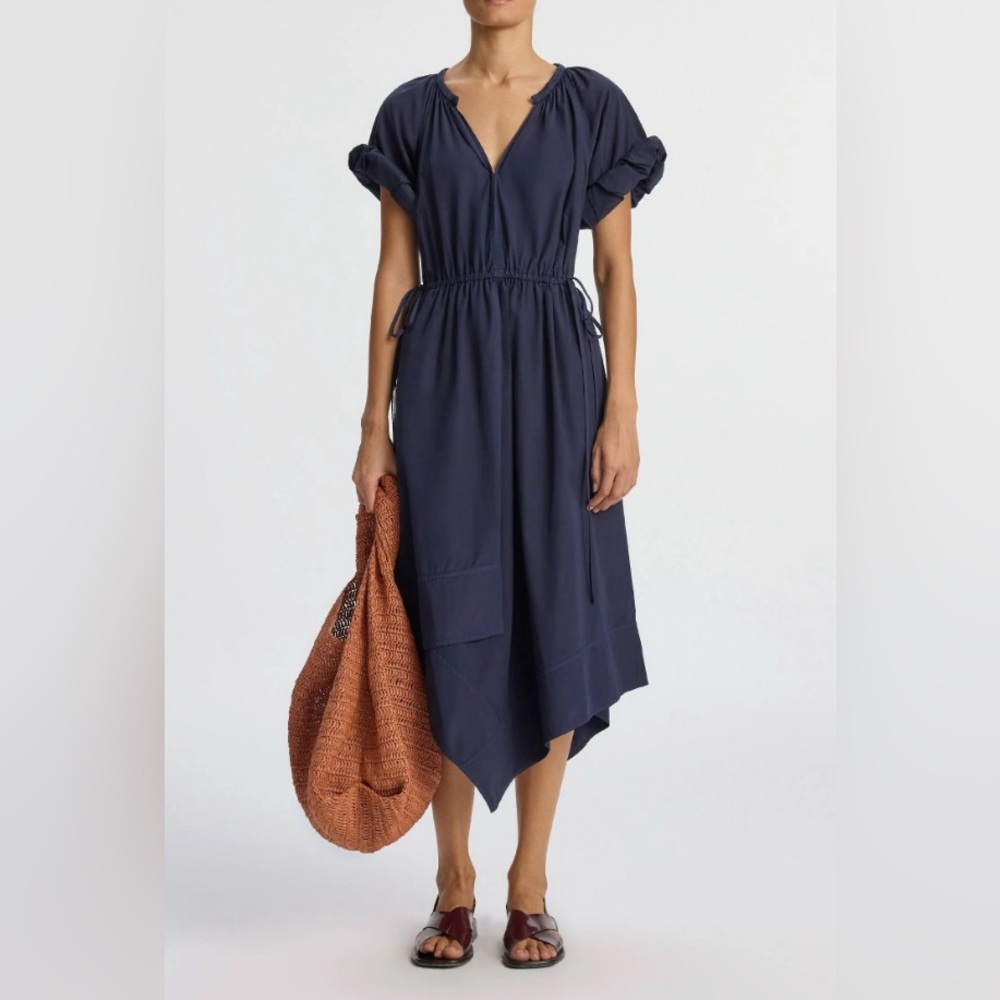 A.L.C. Odin Cotton Poplin Midi Dress Size 8